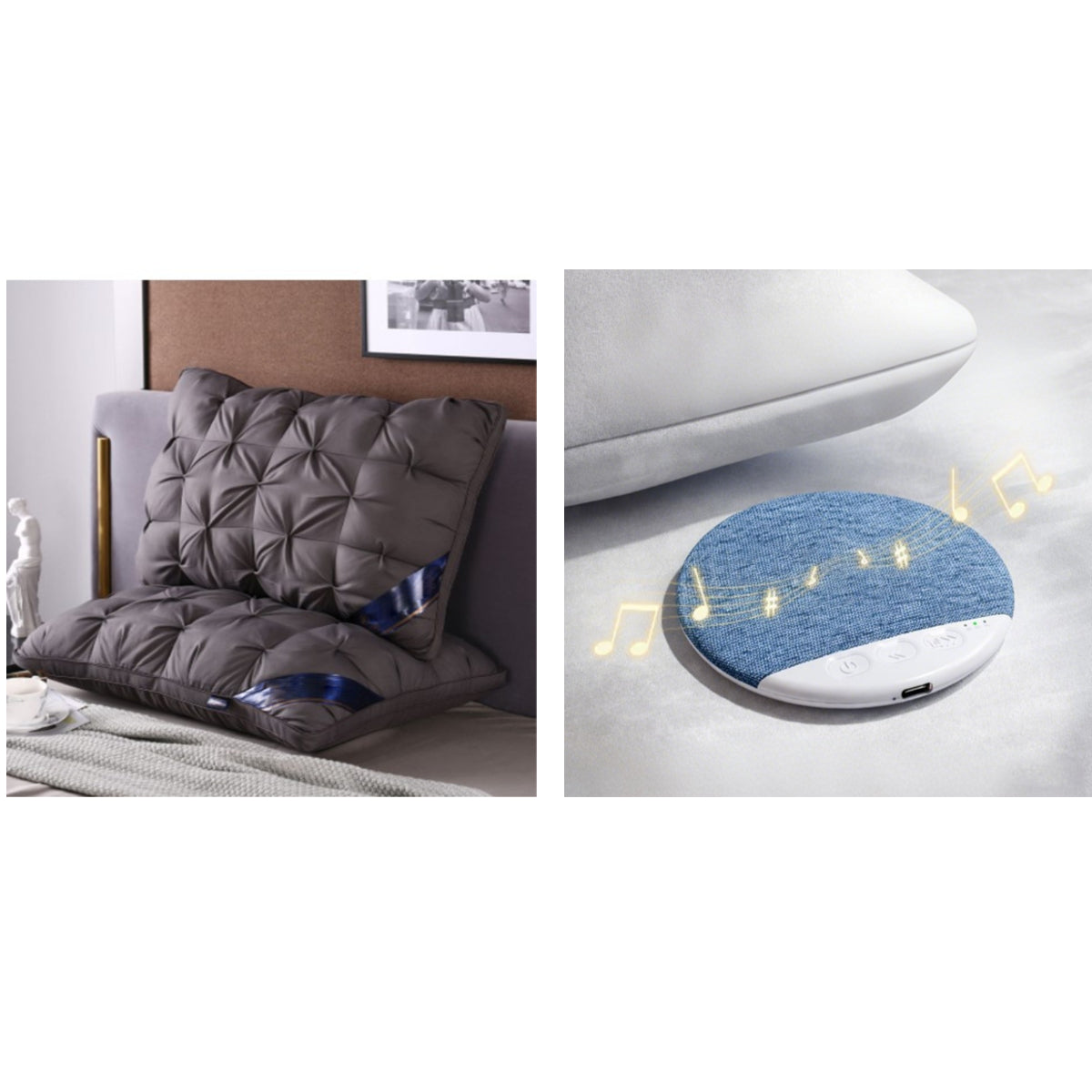 ๐ Washable Ergonomic Neck Pillow โ Breathable and soft with 3D stitching.
