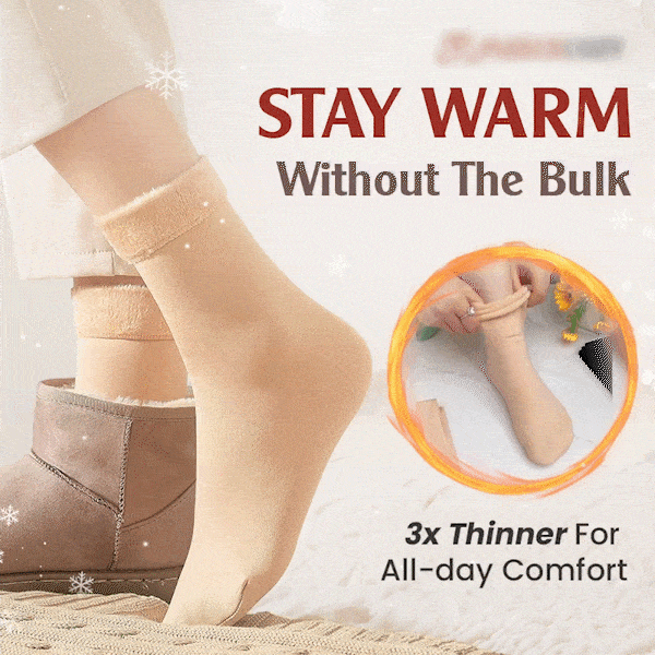 🔥Ultra-Soft Velvet Slim Thermal Socks