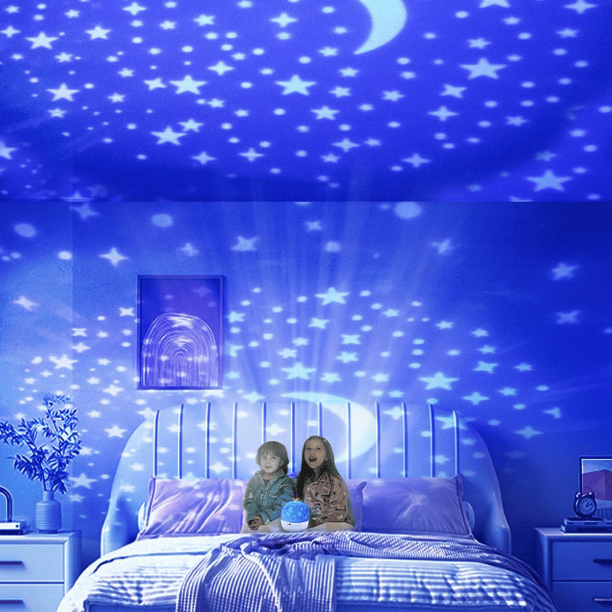 ๐๐ป Children's Night Light Projector With 15 Films ๐Type-C charging