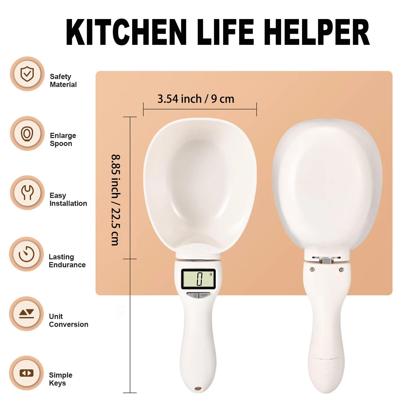 Electronic Digital Spoon