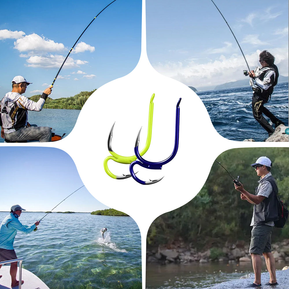 🔥New Hot Selling❤️🔥 Classic Sharp Double Fishing Hooks