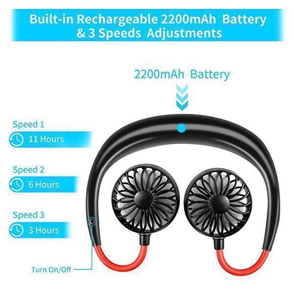 ✨ Summer Sale ✨ Portable Hanging Neck Fan