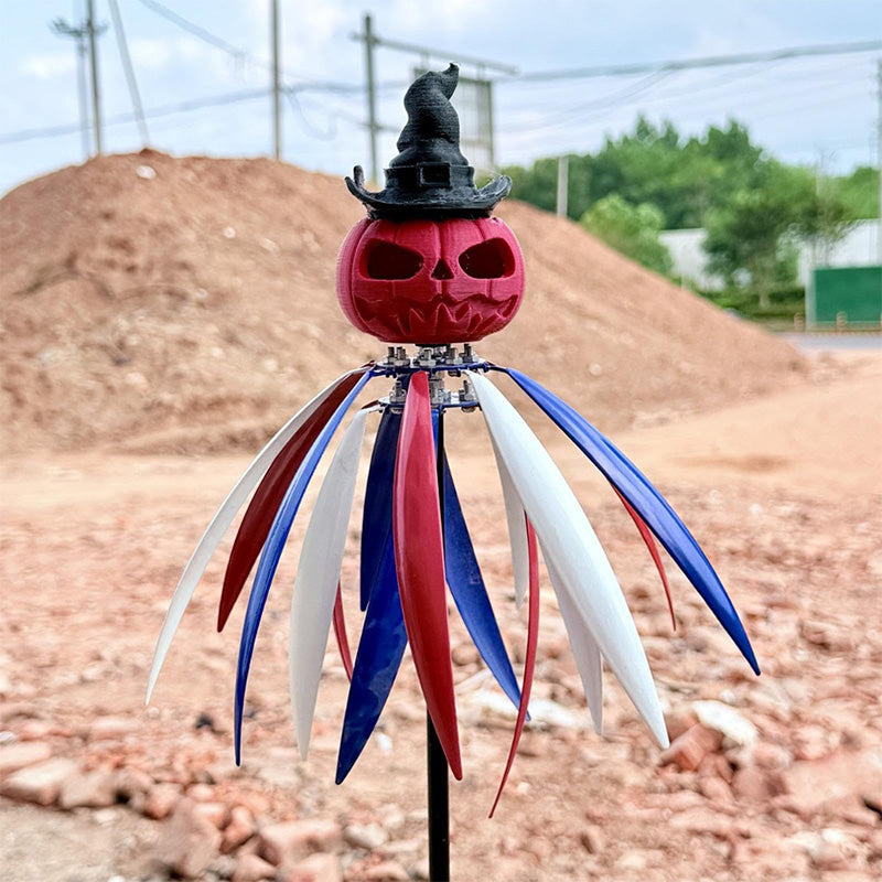 When the jack-o'-lantern lights up🎃, all legends will awaken...👻Pumpkin Wind Spinner for Outdoor
