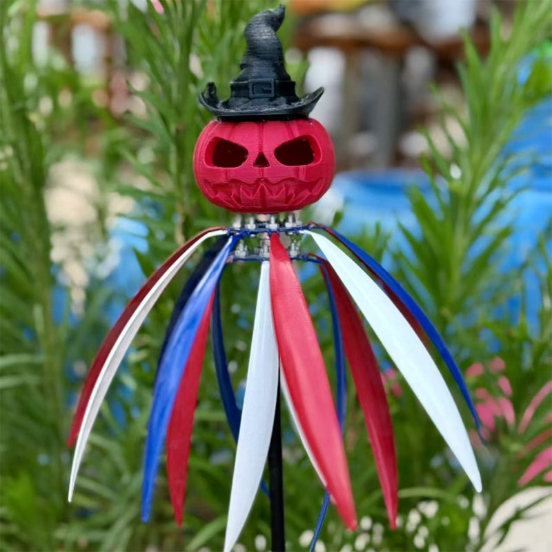 When the jack-o'-lantern lights up🎃, all legends will awaken...👻Pumpkin Wind Spinner for Outdoor