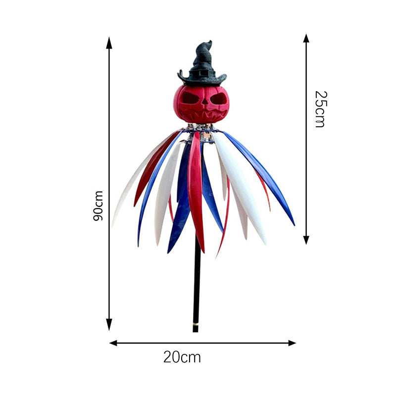 When the jack-o'-lantern lights up🎃, all legends will awaken...👻Pumpkin Wind Spinner for Outdoor