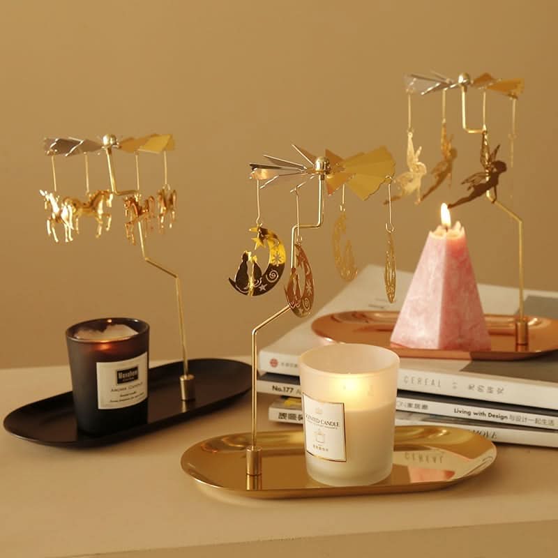 Rotating Scented Candle Holder