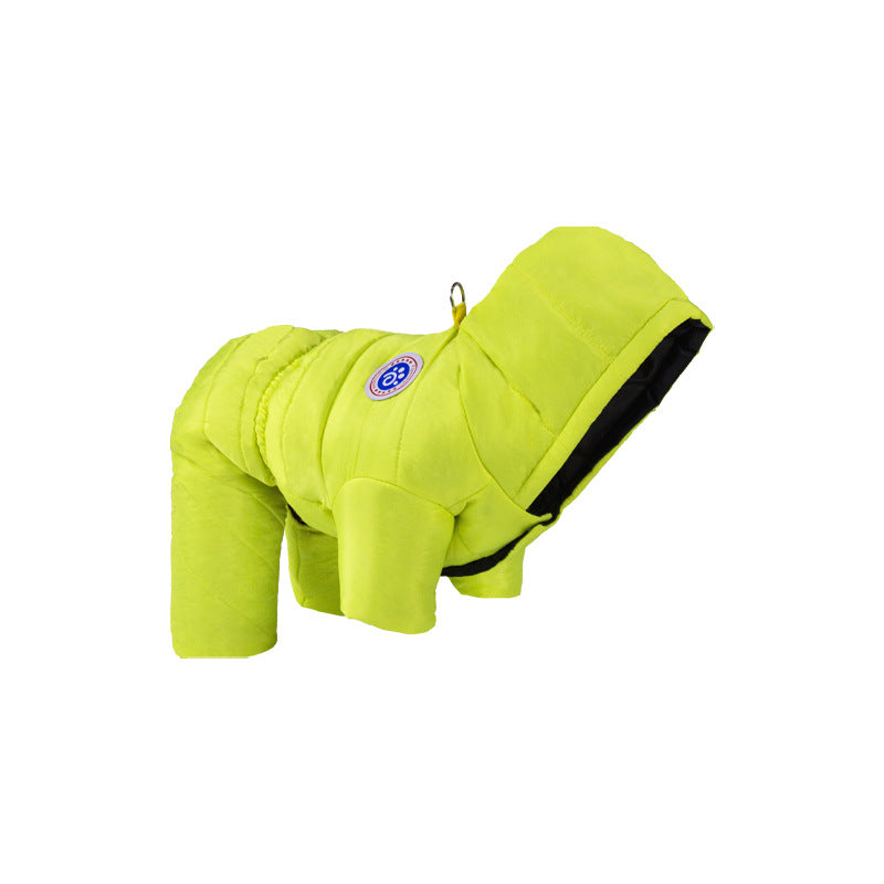 ๐ถ Cozy Dog Winter Suit | Full-Body Fleece Warmth, Easy Back Zipper & Non-Slip Grips