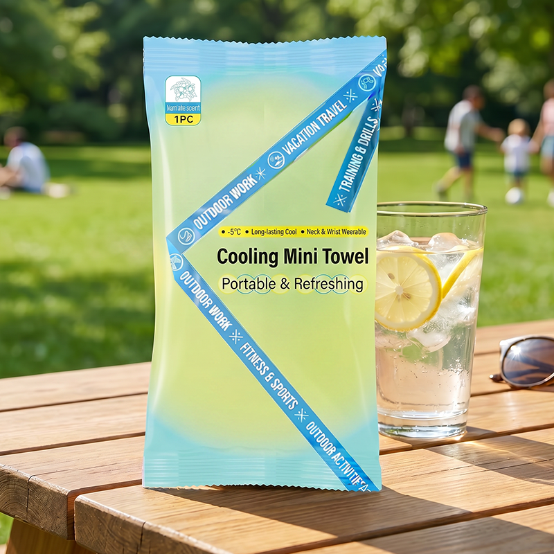 ๐ฆ Instant Cooling Towel โ portable, breathable, perfect for workouts & travel!