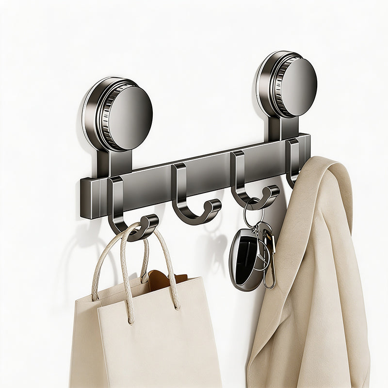 ๐ช๐ Suction Cup Over Door Hook Rack โ Tool-Free Install, Strong Hold, No Drilling & Clutter-Free Entryway โจ