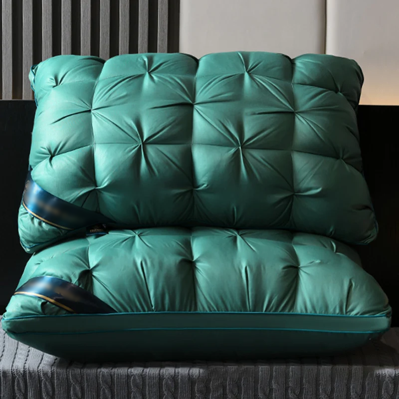 ๐ Washable Ergonomic Neck Pillow โ Breathable and soft with 3D stitching.