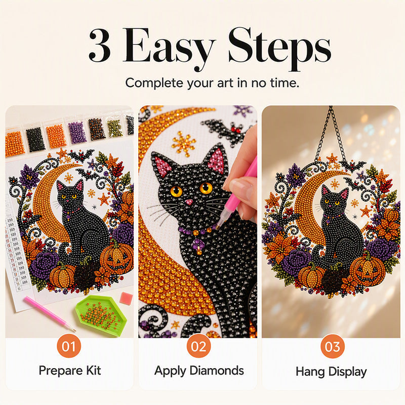 ๐โโฌ Portable Pumpkin Diamond Charm Hanging Ornament