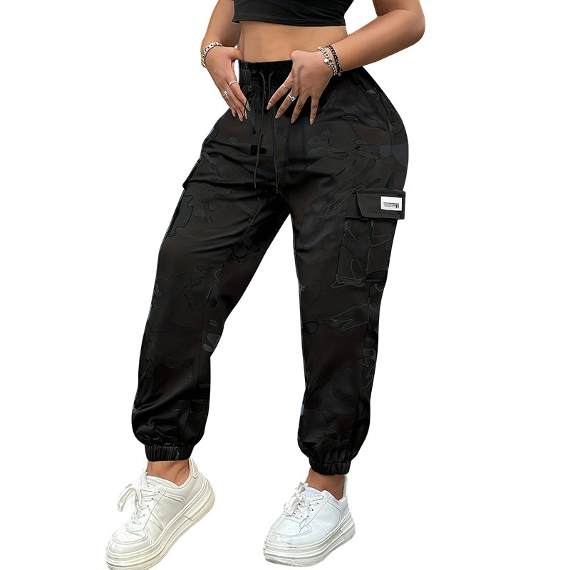 đ„ More Pockets, More Freedom | Women's Stretch High-Waist Cargo Joggers
