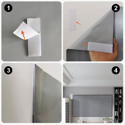 🔥HD Projector Screen 4K Anti Light Foldable