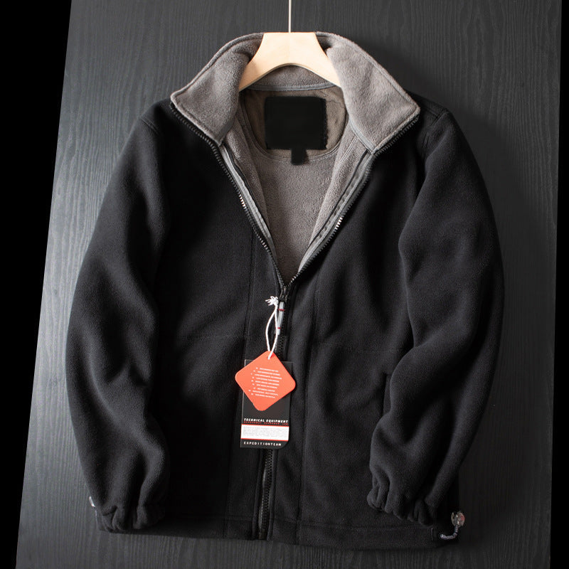 Unisex Double-Layer Hooded Jacket