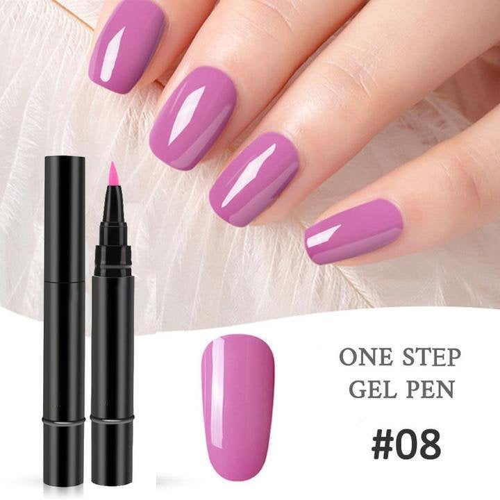 💅 Limited Time Buy 1 Get 1 Free ✨One Step Nail Gel Pen🎨Free handheld mini UV nail lamp💡