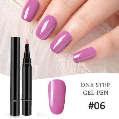 💅 Limited Time Buy 1 Get 1 Free ✨One Step Nail Gel Pen🎨Free handheld mini UV nail lamp💡