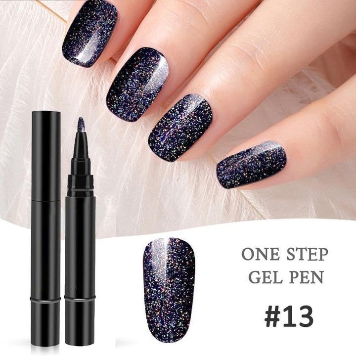💅 Limited Time Buy 1 Get 1 Free ✨One Step Nail Gel Pen🎨Free handheld mini UV nail lamp💡