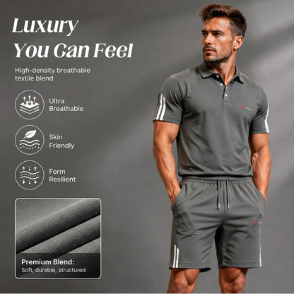 🔥Men's Casual Short-Sleeve Shorts Set