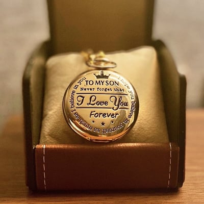 🎉 Vintage Quartz Pocket Chain Watch