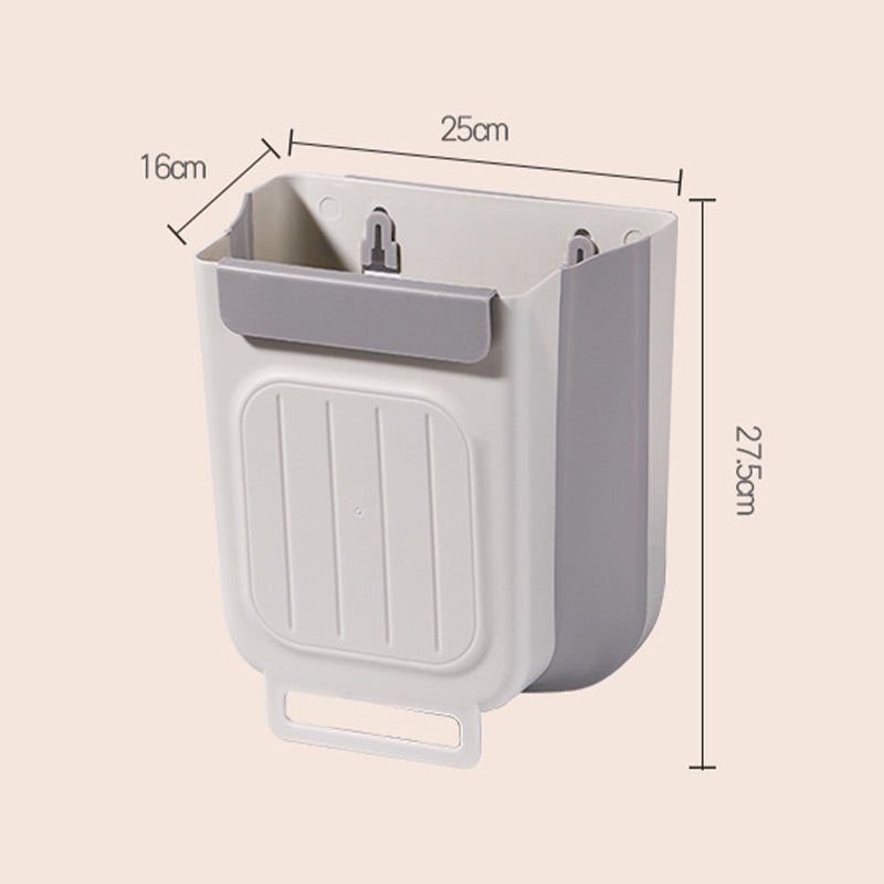 Multipurpose Hanging Collapsible Trash Can for Kitchen