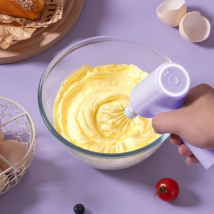 🍳 Embrace Cord-Free Cooking Freedom✨ Cordless Handheld Electric Mixer - For Effortless, Mess-Free Mixing Anytime, Anywhere! 🎉