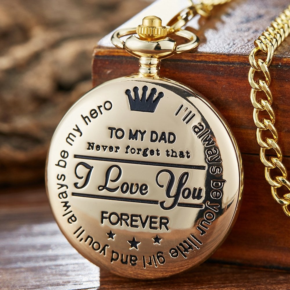 🎉 Vintage Quartz Pocket Chain Watch