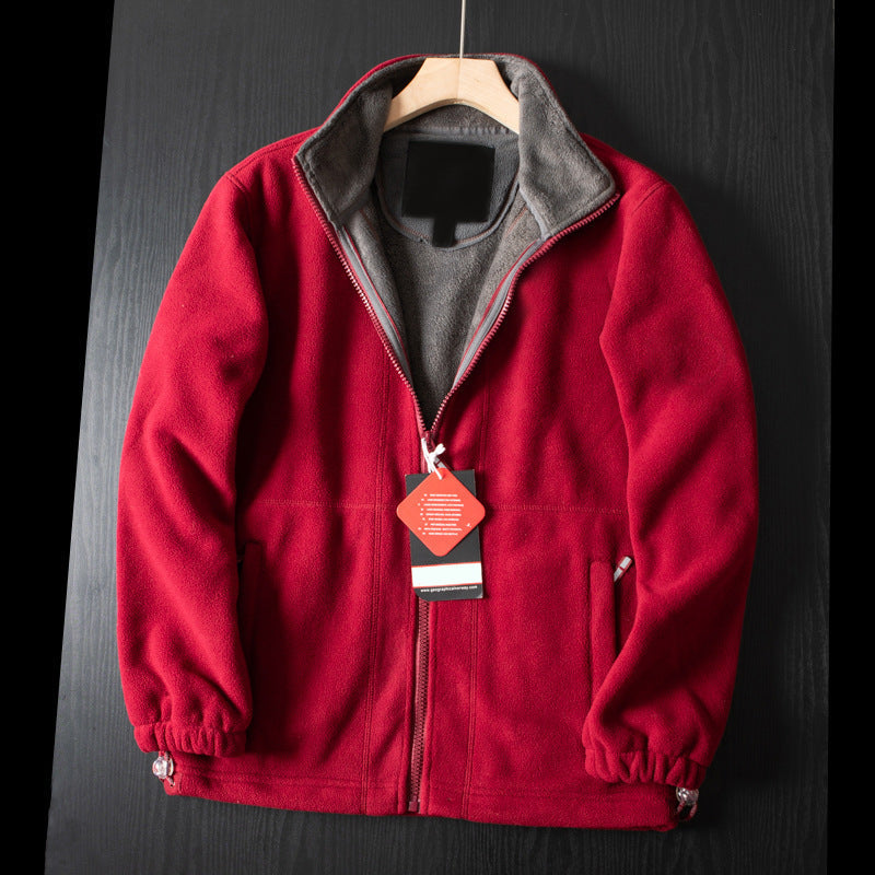 Unisex Double-Layer Hooded Jacket