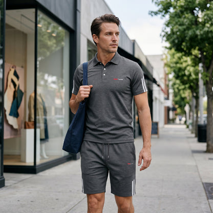 🔥Men's Casual Short-Sleeve Shorts Set