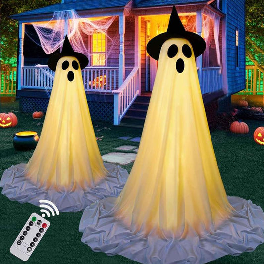 🔥2025 New Flash Upgrade 🌠 - 65" Giant Glittering Ghost 👻✨