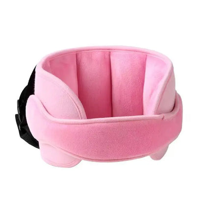 Kids Car Seat Head Support Strap, Soft Plush Adjustable Nap Support Band with Padded Side Cushions