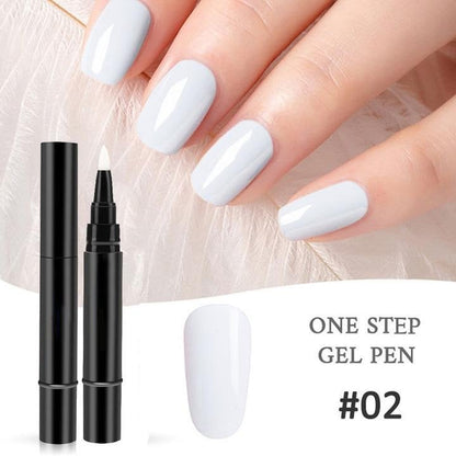 💅 Limited Time Buy 1 Get 1 Free ✨One Step Nail Gel Pen🎨Free handheld mini UV nail lamp💡