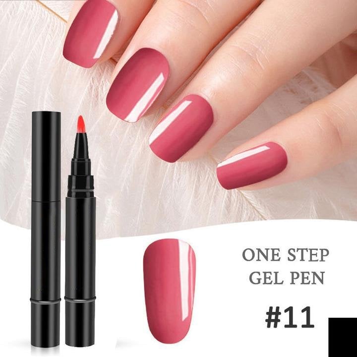 💅 Limited Time Buy 1 Get 1 Free ✨One Step Nail Gel Pen🎨Free handheld mini UV nail lamp💡