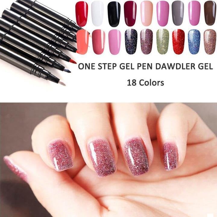 💅 Limited Time Buy 1 Get 1 Free ✨One Step Nail Gel Pen🎨Free handheld mini UV nail lamp💡