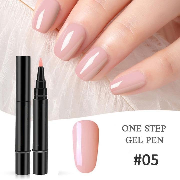💅 Limited Time Buy 1 Get 1 Free ✨One Step Nail Gel Pen🎨Free handheld mini UV nail lamp💡