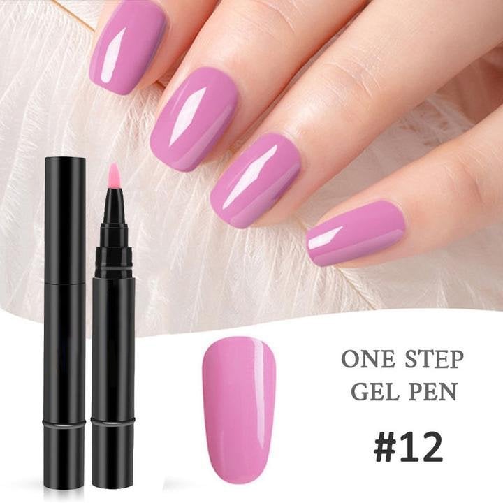💅 Limited Time Buy 1 Get 1 Free ✨One Step Nail Gel Pen🎨Free handheld mini UV nail lamp💡