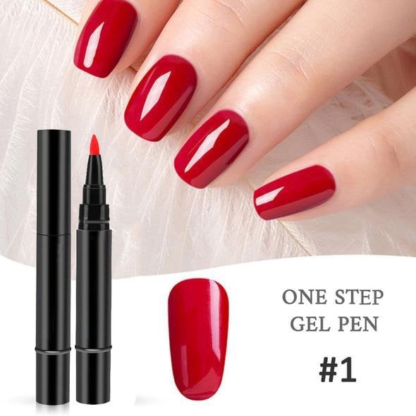 💅 Limited Time Buy 1 Get 1 Free ✨One Step Nail Gel Pen🎨Free handheld mini UV nail lamp💡