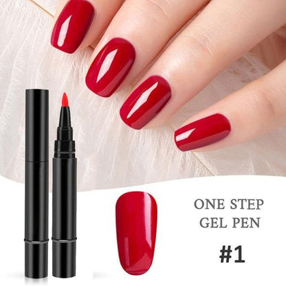 💅 Limited Time Buy 1 Get 1 Free ✨One Step Nail Gel Pen🎨Free handheld mini UV nail lamp💡
