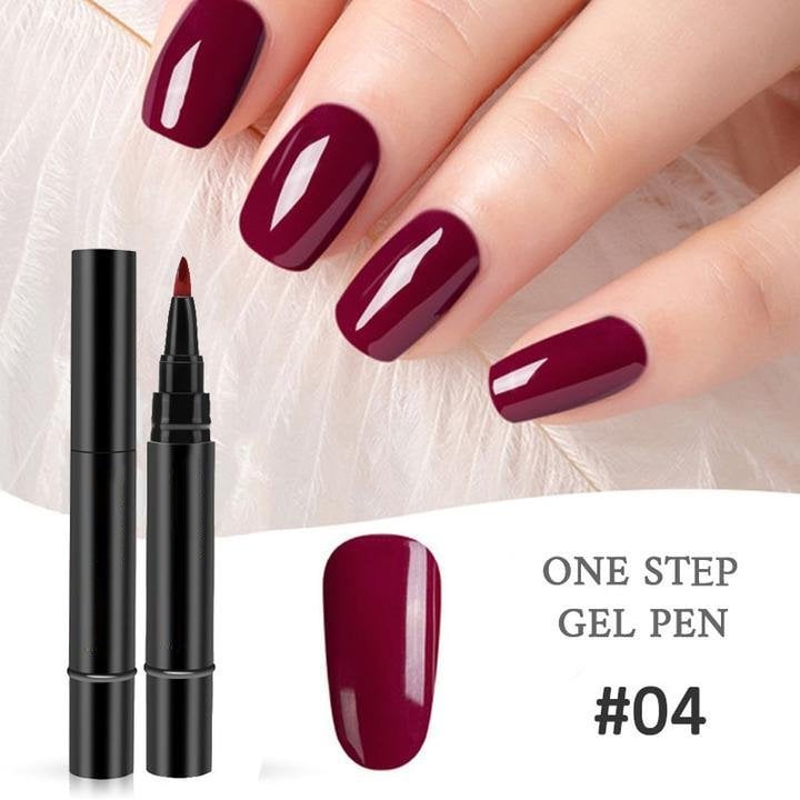 💅 Limited Time Buy 1 Get 1 Free ✨One Step Nail Gel Pen🎨Free handheld mini UV nail lamp💡