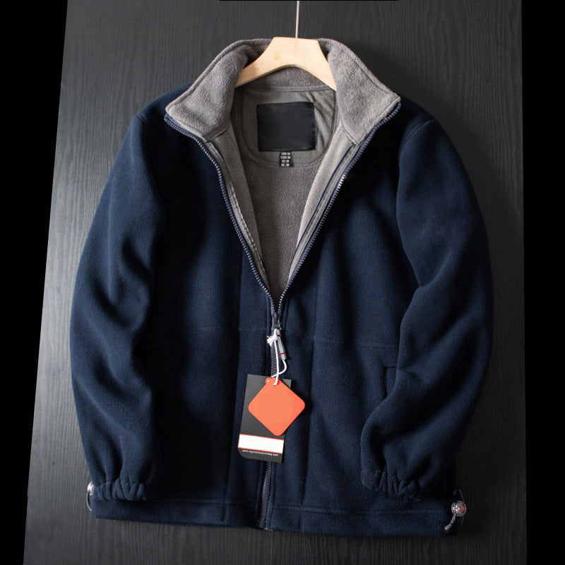 Unisex Double-Layer Hooded Jacket