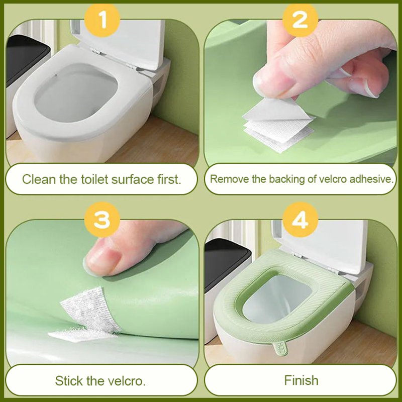 🎁Hot Sale Deals💦Waterproof Toilet Seat Cushion