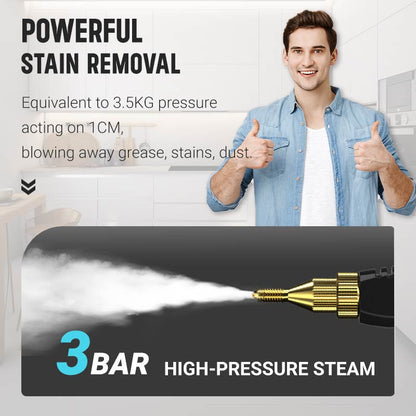 ✨2500W Handheld High-Temperature Pressurized Steam Cleaner