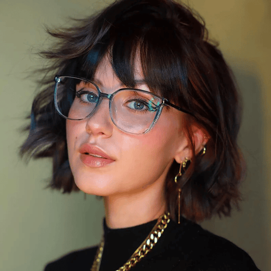 👓Women's Fashionable Large Rimmed HD Lightning Resistant Sunglasses
