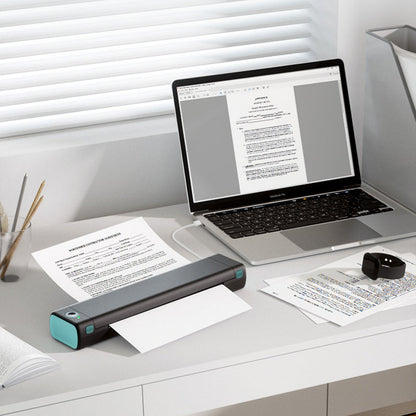 📚🖨️D810 Thermal Printer – Wireless printing from your phone. Ideal for office labels or tattoo designs. Pocket-sized power. 🖨️✨
