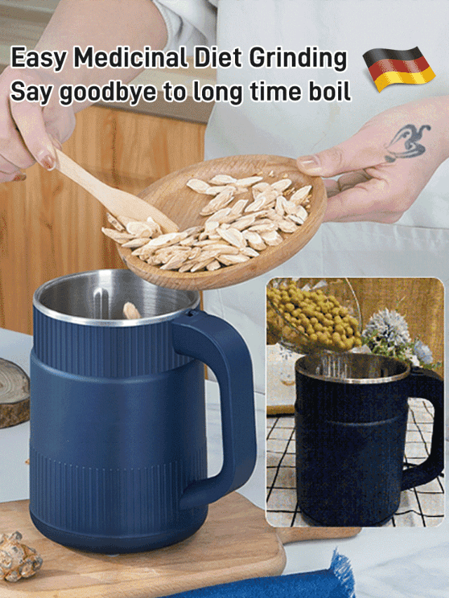 🔥Electric Grinding Cup – High-Speed, Large Capacity & Powerful Crushing 🍚📦