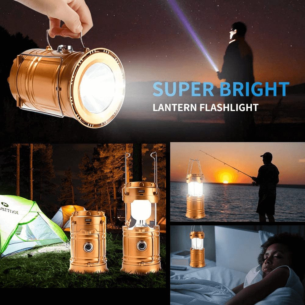 🔥Portable Solar Camping Light With Fan