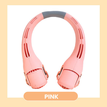 🍃 Neck Air Conditioner Fan – Ultra‑quiet, 360° rotating, 3 speeds. Hands‑free cooling, long battery. Summer essential! 😎🌬️