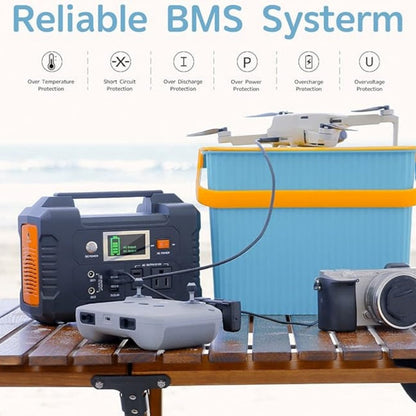 ⚡200W Portable Power Station with Display