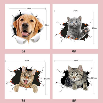 🔥Hot Sale 50% OFF🔥3D D tachable Wall Stickers of Cats