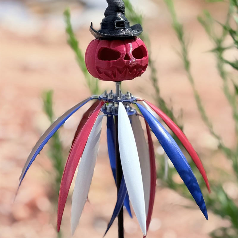 When the jack-o'-lantern lights up🎃, all legends will awaken...👻Pumpkin Wind Spinner for Outdoor