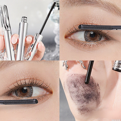 💄 BUY 1 GET 1 FREE! ✨ Waterproof Fiber Mascara - Intense Length & Curl with Enriched Fibers for Clump-Free Volume All Day 🌟👁️